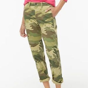 J.Crew Camo Mid-Rise Chinos